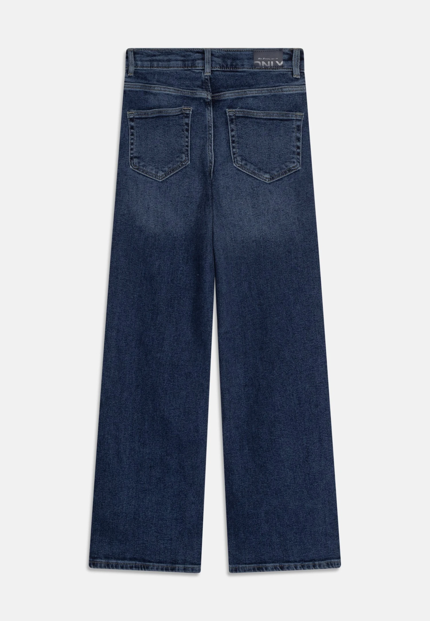 Wide Leg - Flared Jeans - Dark Blue Denim 4 Wide Leg - Flared Jeans - Dark Blue Denim - Image 2