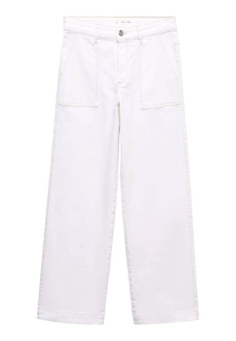 Mango Kids Utility - Straight Leg Jeans - Off White 7 Mango Kids Utility - Straight Leg Jeans - Off White - Image 5