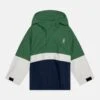 Papa Bear Anorak Detachable Sleeves Unisex - Waterproof Jacket - Fairway Green/True Blue