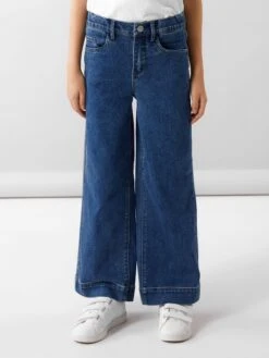 NAME IT Nkfrose Wide- Straight Leg Jeans - Medium Blue