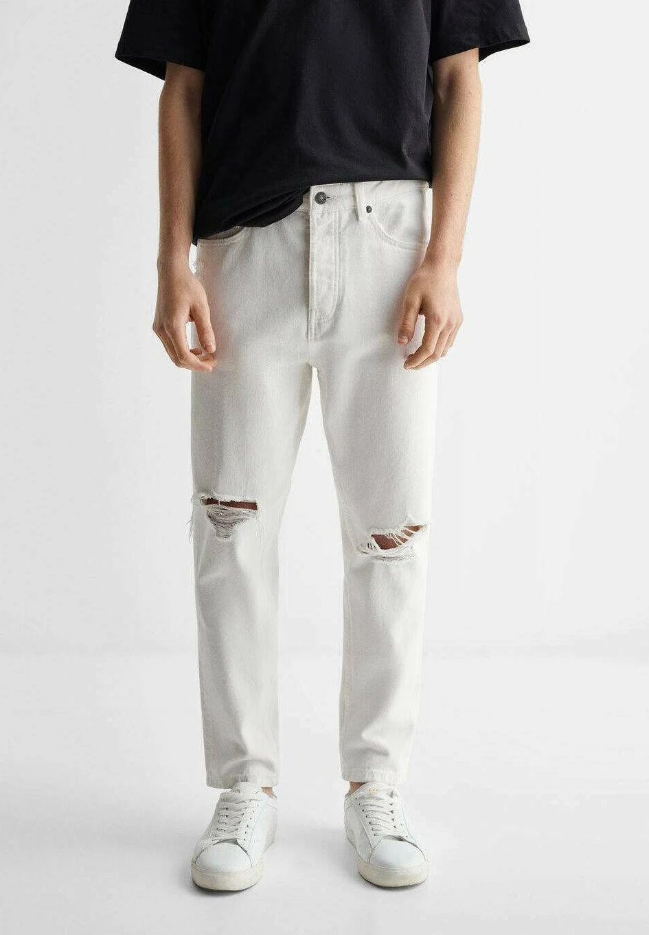 Mango Kids Tapfitbr - Straight Leg Jeans - White 4 Mango Kids Tapfitbr - Straight Leg Jeans - White - Image 2