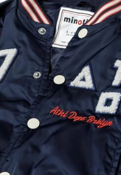 Minoti Collar- Bomber Jacket - Blue 11 Minoti Collar- Bomber Jacket - Blue -Kids Clothing Shop 05719bc583b94a60b185fc48242360eb