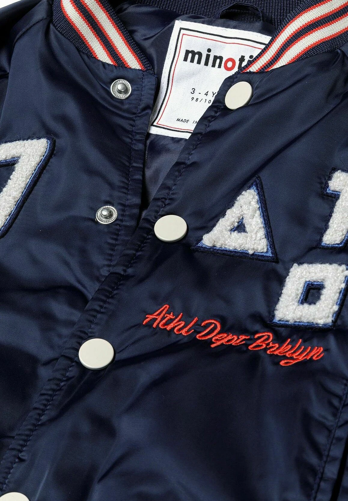 Minoti Collar- Bomber Jacket - Blue 7 Minoti Collar- Bomber Jacket - Blue - Image 5