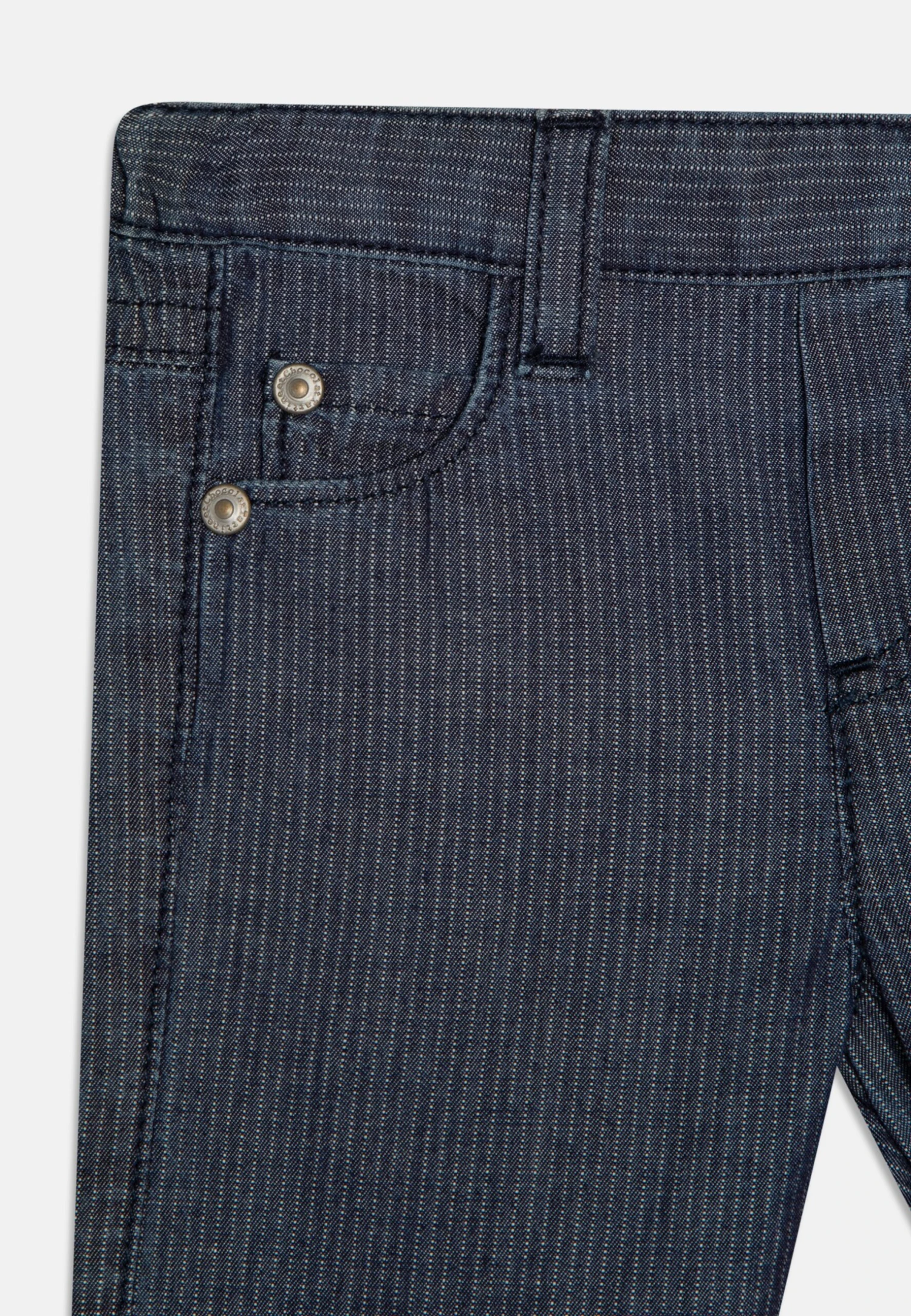 TARTINE ET CHOCOLAT Pantalon Classic Pin Striped - Trousers - Bleu Encre 5 TARTINE ET CHOCOLAT Pantalon Classic Pin Striped - Trousers - Bleu Encre - Image 3
