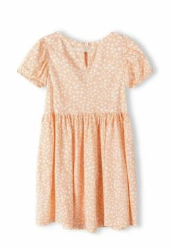 Minoti All Over Print- Day Dress - Coral 8 Minoti All Over Print- Day Dress - Coral -Kids Clothing Shop 08b10f8a4249451eb23d59b84a6631ea