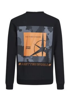 Jack & Jones Junior JcofiloCrew Neck Sn Jnr - Sweatshirt - Black -Kids Clothing Shop 0ccc1039a0514c2f9c1d386be73df431