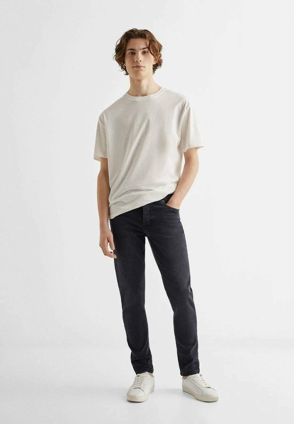 Mango Kids Sfit - Slim Fit Jeans - Black Denim 3 Mango Kids Sfit - Slim Fit Jeans - Black Denim