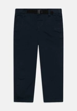 Baggy Pant Belt Details Vegan Unisex- Chinos - Total Eclipse