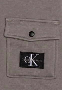 Calvin Klein Jeans Half-Zip Workwear Popover - Sweatshirt - Brushed Nickel 7 Calvin Klein Jeans Half-Zip Workwear Popover - Sweatshirt - Brushed Nickel -Kids Clothing Shop 182afe5c3dfd42e29771c89703e63bfe