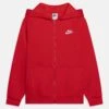 Nike Sportswear Club Unisex - Zip-Up Sweatshirt - University Red