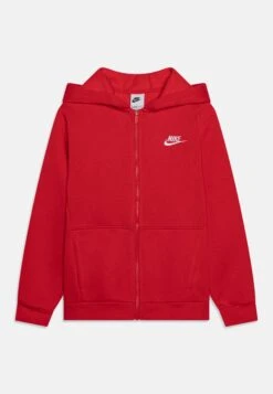 Nike Sportswear Club Unisex - Zip-Up Sweatshirt - University Red