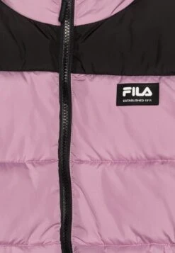 Fila Thalwenden Teens Blocked Puff Unisex - Winter Jacket - Valerian/Black -Kids Clothing Shop 20ca204ff83c4271b212242c49b3a8d4