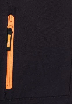 CMP Kid Jacket Fix Hood Unisex - Soft Shell Jacket - Antracite/Flame -Kids Clothing Shop 27a3b934894744138672a028a7ffbdce