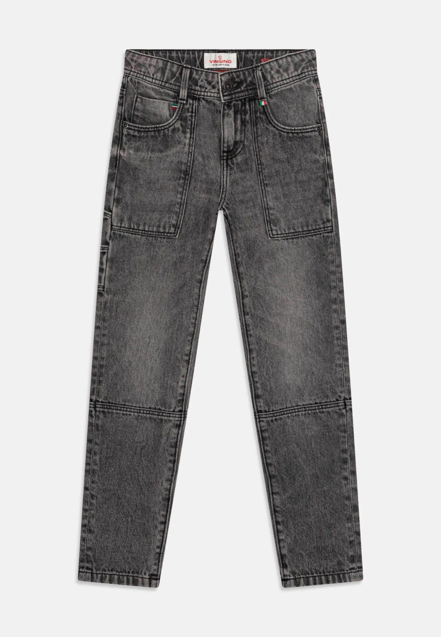 Vingino Peppe Carpenter - Straight Leg Jeans - Light Grey 3 Vingino Peppe Carpenter - Straight Leg Jeans - Light Grey