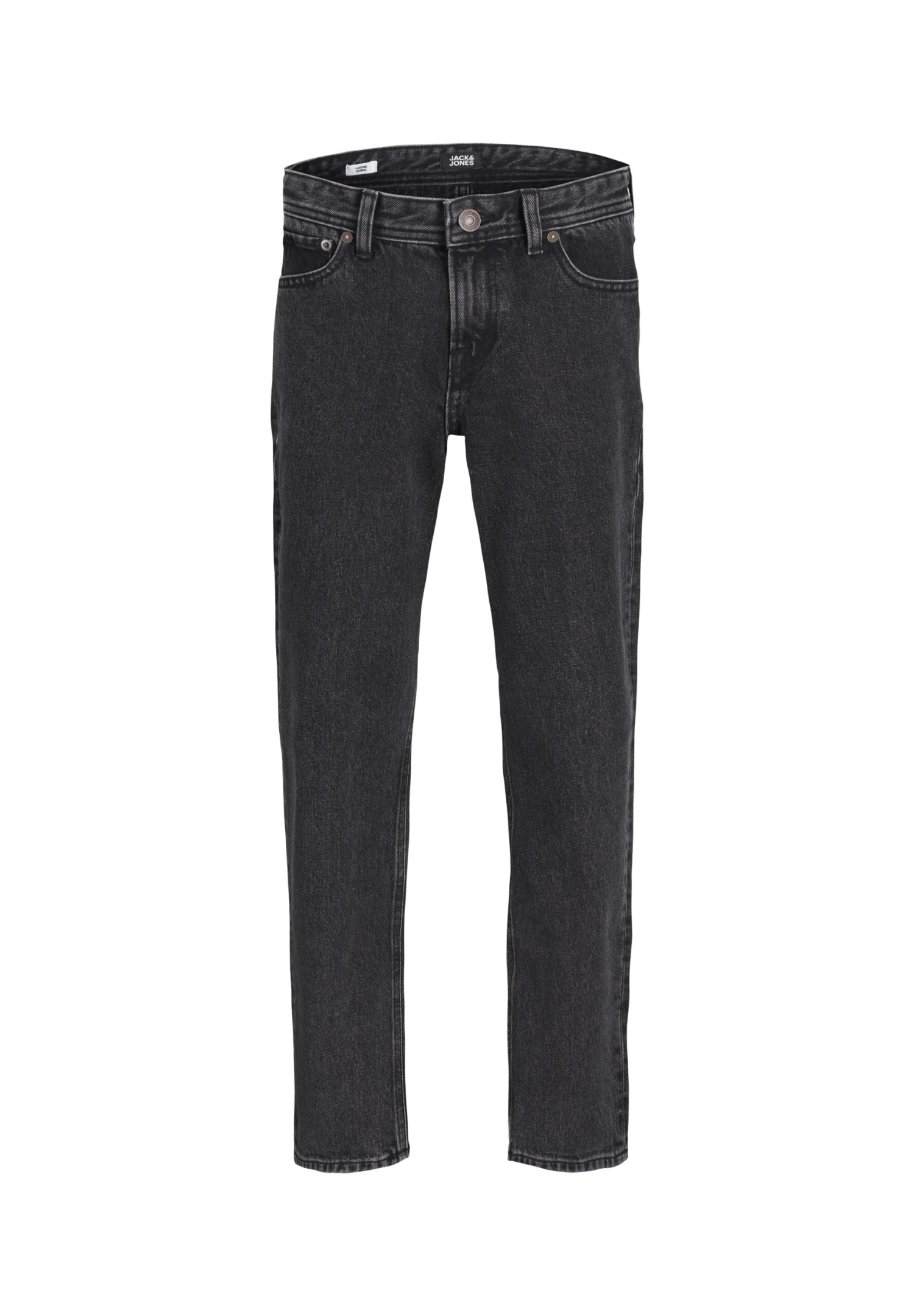 Jack & Jones Junior Jjichris Jnr - Straight Leg Jeans - Black Denim 7 Jack & Jones Junior Jjichris Jnr - Straight Leg Jeans - Black Denim - Image 5