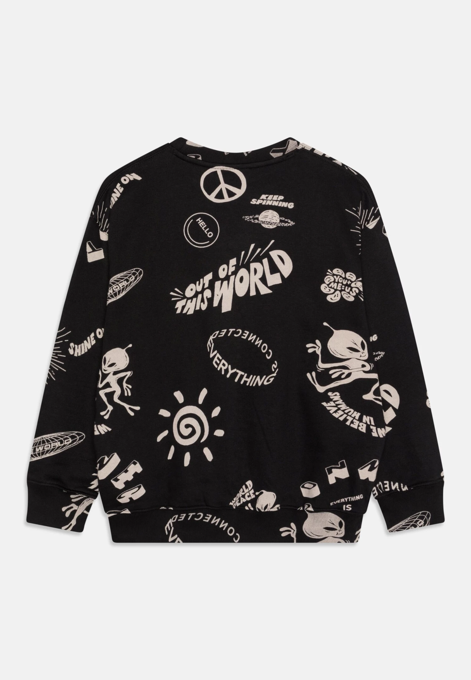 Molo Monti Unisex - Sweatshirt - Black 4 Molo Monti Unisex - Sweatshirt - Black - Image 2