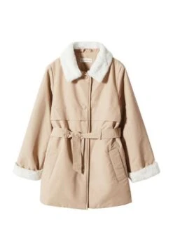 Mango Kids Dina5 - Winter Coat - Sand