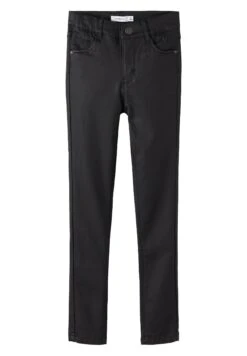 NAME IT Nkfpolly Dnmcoated Pant- Leggings - Trousers - Black Denim -Kids Clothing Shop 3c0a1a749244471aa5dc7cac1a18d6cf