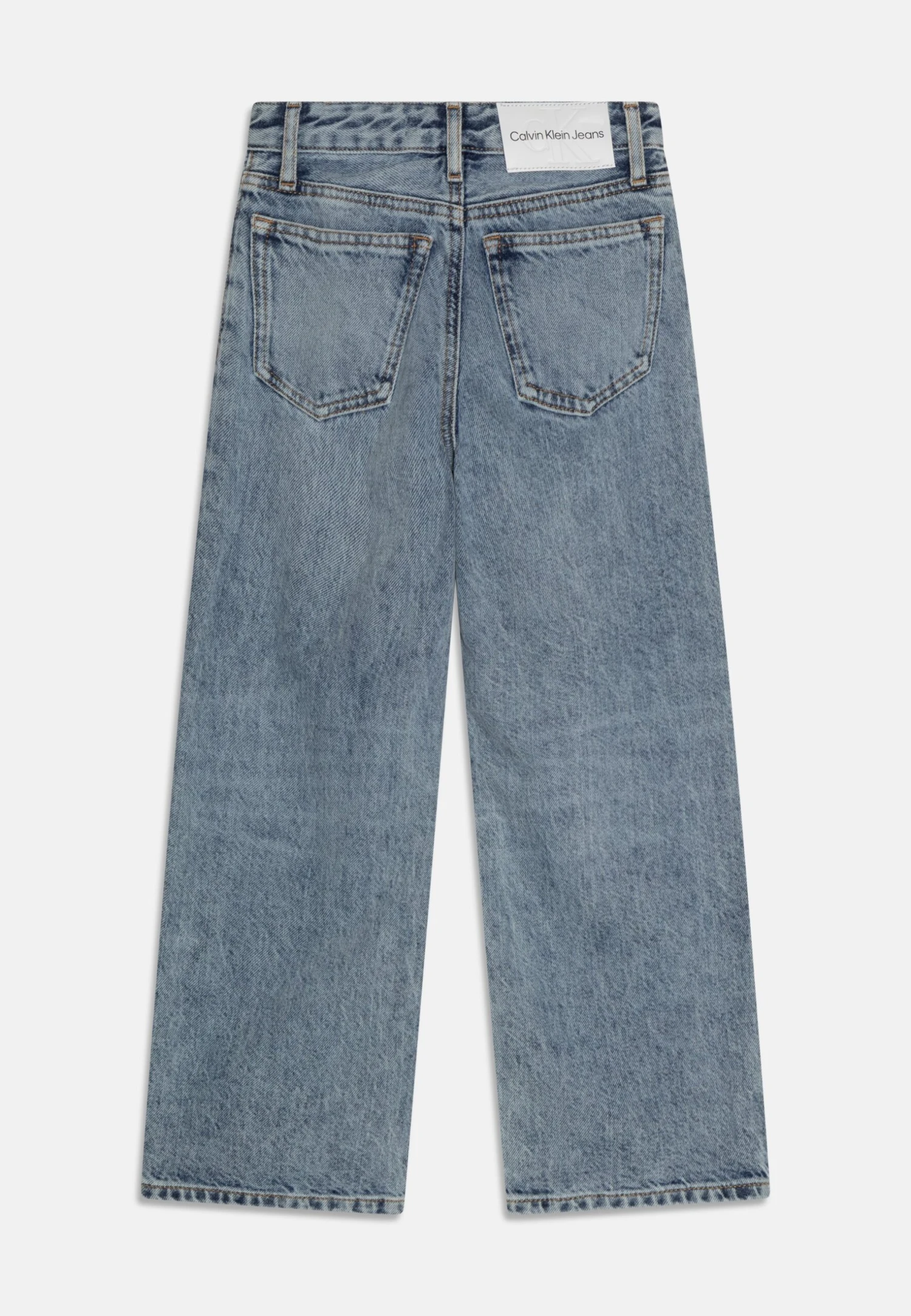 Calvin Klein Jeans Wide Leg Salt Pepper Light - Relaxed Fit Jeans - Blue Denim 4 Calvin Klein Jeans Wide Leg Salt Pepper Light - Relaxed Fit Jeans - Blue Denim - Image 2