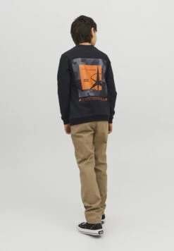 Jack & Jones Junior JcofiloCrew Neck Sn Jnr - Sweatshirt - Black -Kids Clothing Shop 3f37567d1b1c4ee4ade874eb3b2415df