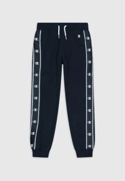 Champion American Tape Cuff Pants - Tracksuit Bottoms - Navy -Kids Clothing Shop 420df9a793b34960bc4684b11c920ba8