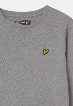 Lyle & Scott Classic Crew Neck- Sweatshirt - Vintage Grey Heather 7 Lyle & Scott Classic Crew Neck- Sweatshirt - Vintage Grey Heather -Kids Clothing Shop 436820f89ce84f559b5c6b9039897739