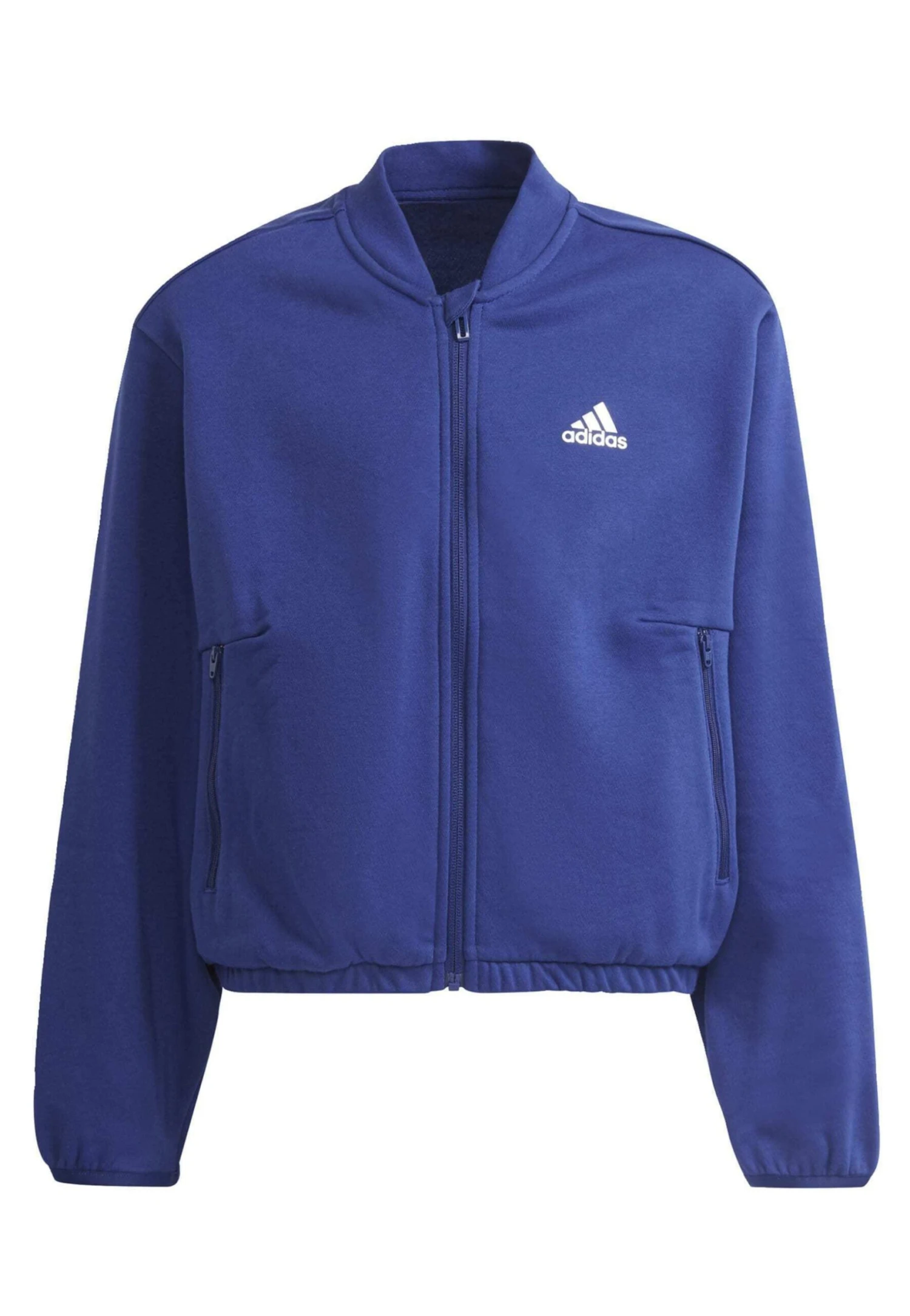 Adidas Sportswear Move Cover Up - Bomber Jacket - Victory Blue Silver Metallic 3 Adidas Sportswear Move Cover Up - Bomber Jacket - Victory Blue Silver Metallic