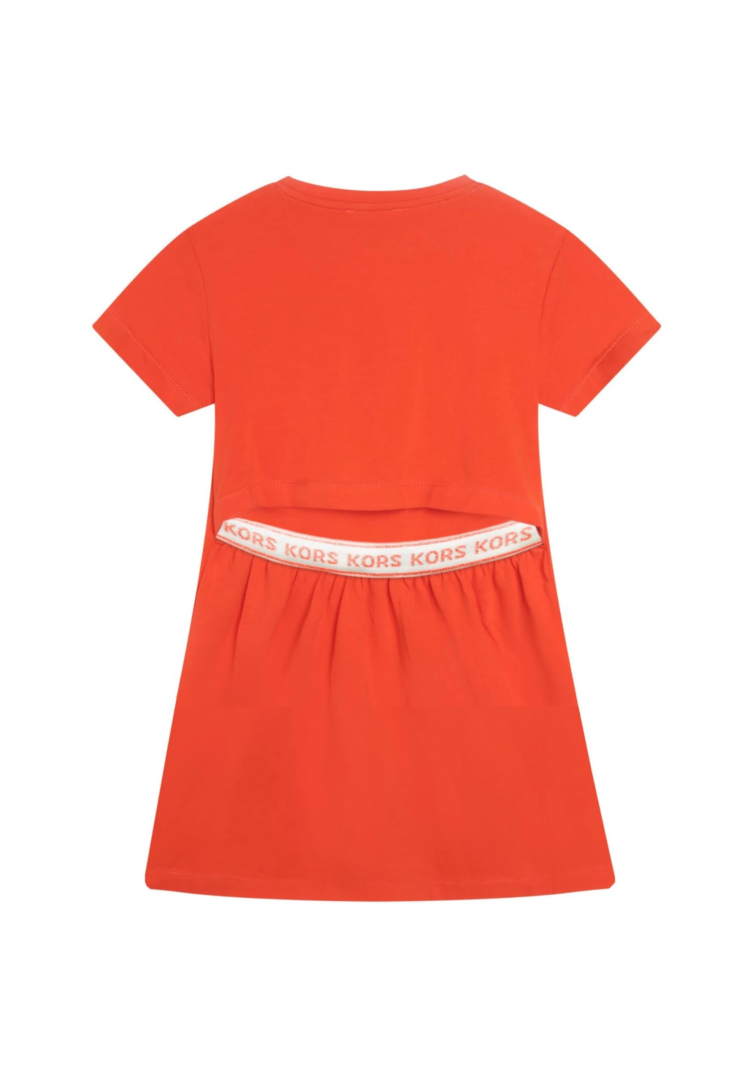 MICHAEL KORS KIDS Short Sleeved - Jersey Dress - Chile Red 4 MICHAEL KORS KIDS Short Sleeved - Jersey Dress - Chile Red - Image 2