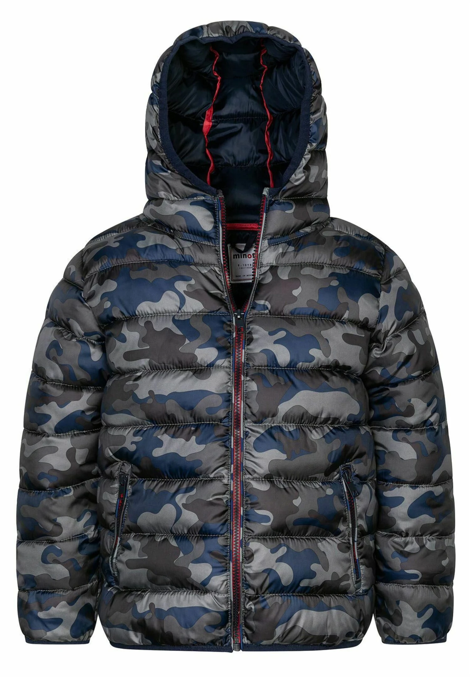 Minoti Hooded Puffer - Winter Jacket - Blue 4 Minoti Hooded Puffer - Winter Jacket - Blue - Image 2