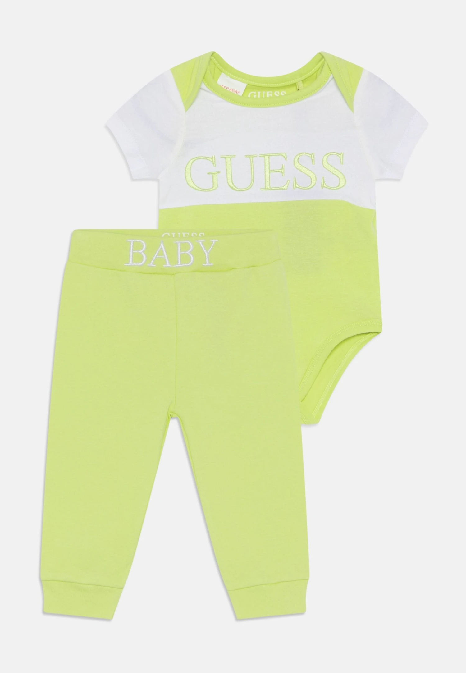 Guess Newborn Unisex Set - Body - Dusty Kiwi 3 Guess Newborn Unisex Set - Body - Dusty Kiwi