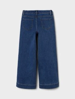 NAME IT Nkfrose Wide- Straight Leg Jeans - Medium Blue -Kids Clothing Shop 494b32dbac9d44d994bb55ad24cff8b1