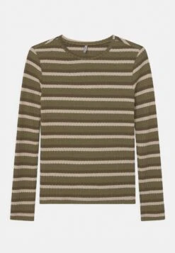 Kogria- Jumper - Pumice Stone/Dark Olive/Sage