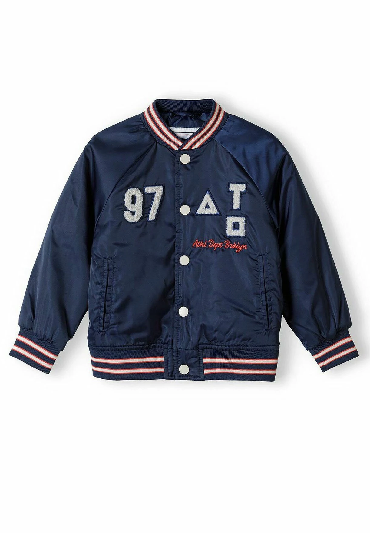 Minoti Collar- Bomber Jacket - Blue 4 Minoti Collar- Bomber Jacket - Blue - Image 2