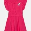 CATIMINI Josy Robe A Manche - Day Dress - Rose Azalée