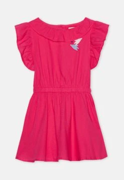 CATIMINI Josy Robe A Manche - Day Dress - Rose Azalée