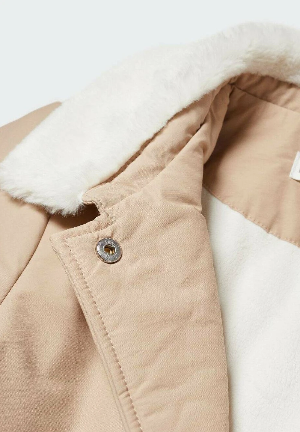 Mango Kids Dina5 - Winter Coat - Sand 5 Mango Kids Dina5 - Winter Coat - Sand - Image 3