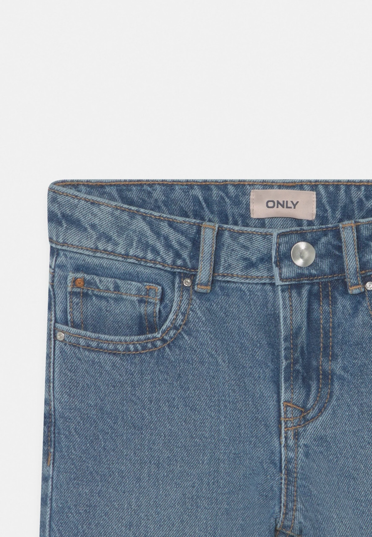 Kogmegan Wide- Straight Leg Jeans - Light Medium Blue Denim 5 Kogmegan Wide- Straight Leg Jeans - Light Medium Blue Denim - Image 3