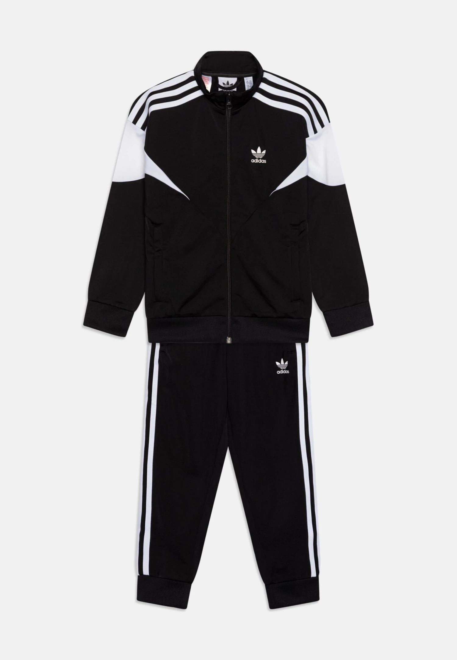 Adidas Originals Tracksuit Kids Unisex Set - Training Jacket - Black/White 3 Adidas Originals Tracksuit Kids Unisex Set - Training Jacket - Black/White