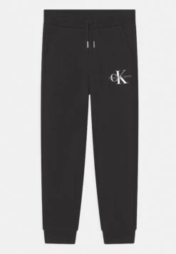Calvin Klein Jeans Monogram Logo - Tracksuit Bottoms - Black