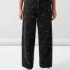 NAME IT Nkfrose - Straight Leg Jeans - Black