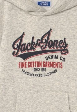 Jack & Jones Junior Jjelogo - Hoodie - White Melange 7 Jack & Jones Junior Jjelogo - Hoodie - White Melange -Kids Clothing Shop 631bd64859e34373a6825ecd25729451
