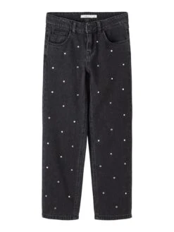 NAME IT Nkfrose - Straight Leg Jeans - Black -Kids Clothing Shop 6c70fb12a7d94fc685449c08d2f6cbe1