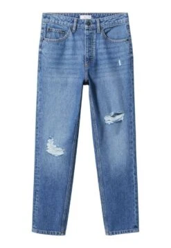 Mango Kids Regfitbr - Slim Fit Jeans - Średni Niebieski -Kids Clothing Shop 70b19fce57ef43488eb8a0cf68bc96d3