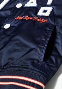 Minoti Collar- Bomber Jacket - Blue 10 Minoti Collar- Bomber Jacket - Blue -Kids Clothing Shop 723f8091d8de4155b82e646487d694c3