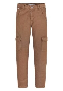 Calvin Klein Jeans Barrel Tan Coloured Denim - Cargo Trousers - Tan -Kids Clothing Shop 734865b98406429ea9f4bf7dc63a259c