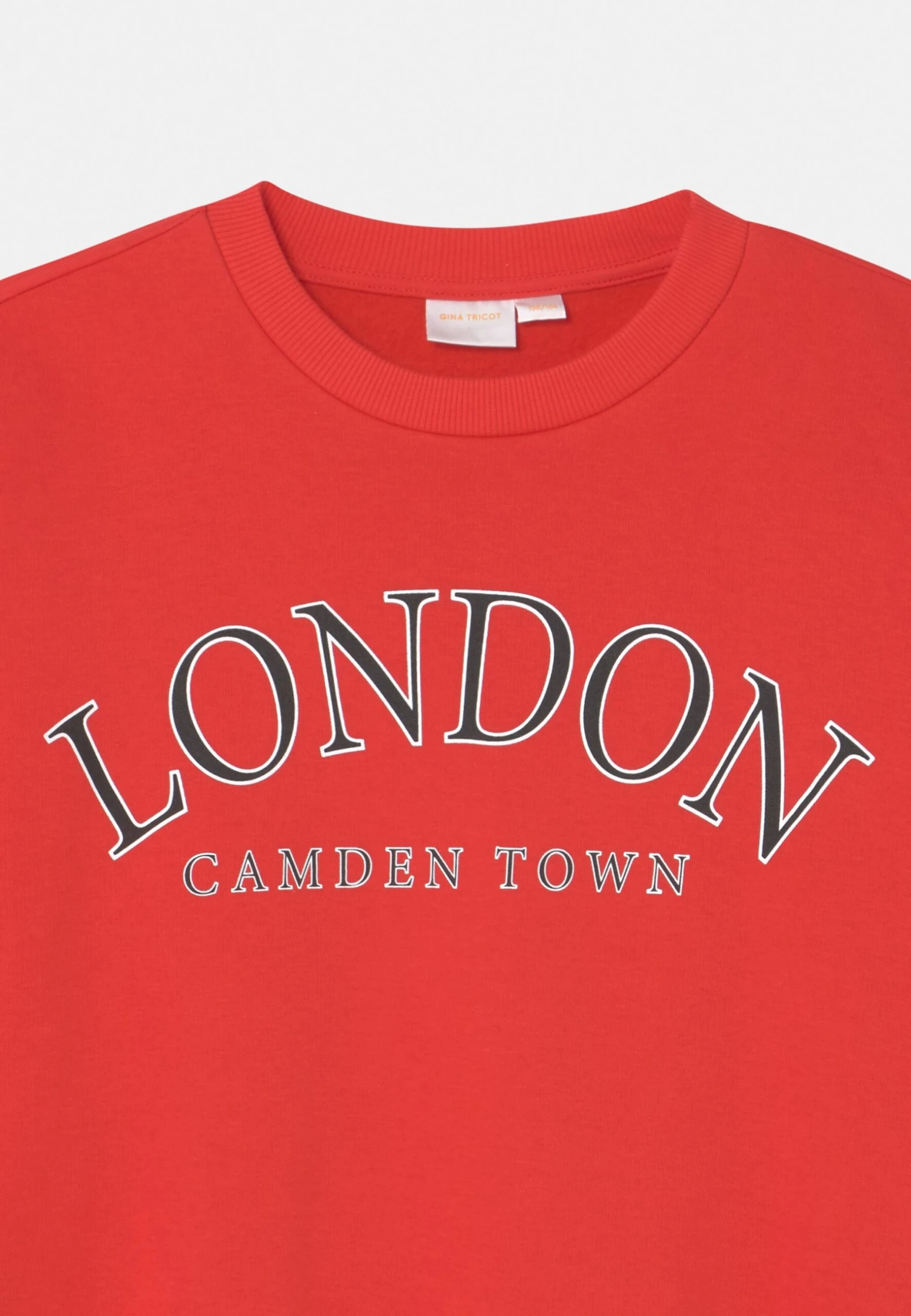 Basic - Sweatshirt - Red 4 Basic - Sweatshirt - Red - Image 3