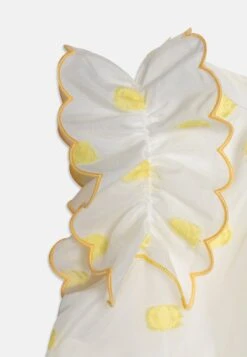 Dress - Cocktail Dress / Party Dress - Ivory/Yellow -Kids Clothing Shop 7fff76aea1ff4932be5917609b3ff72c