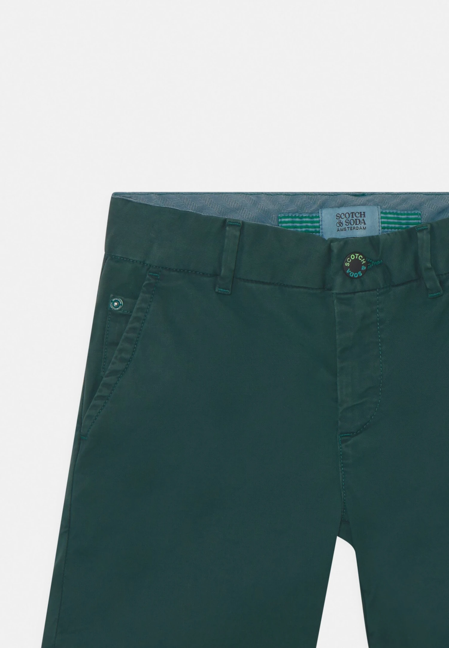 Scotch & Soda Garment-Dyed - Shorts - Botanical Green 5 Scotch & Soda Garment-Dyed - Shorts - Botanical Green - Image 3