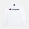 Champion Classic Crewneck Large Logo Unisex - Sweatshirt - White