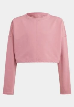 Adidas Sportswear Yoga Aeroready Cropped - Sweatshirt - Pink Strata -Kids Clothing Shop 82b269d93f1d42a8ac4be01ee2bb936d
